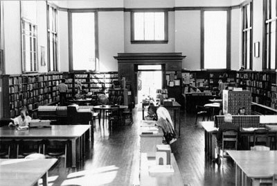 Interior of the Park Branch Library in 1970