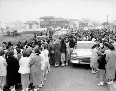 Spectators at the Merced Branch Groundbreaking Ceremony c.1957