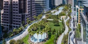 Arial image of Salesforce Park