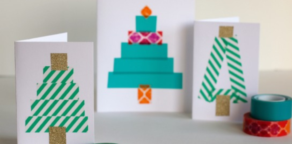 Washi Tape Holiday Cards