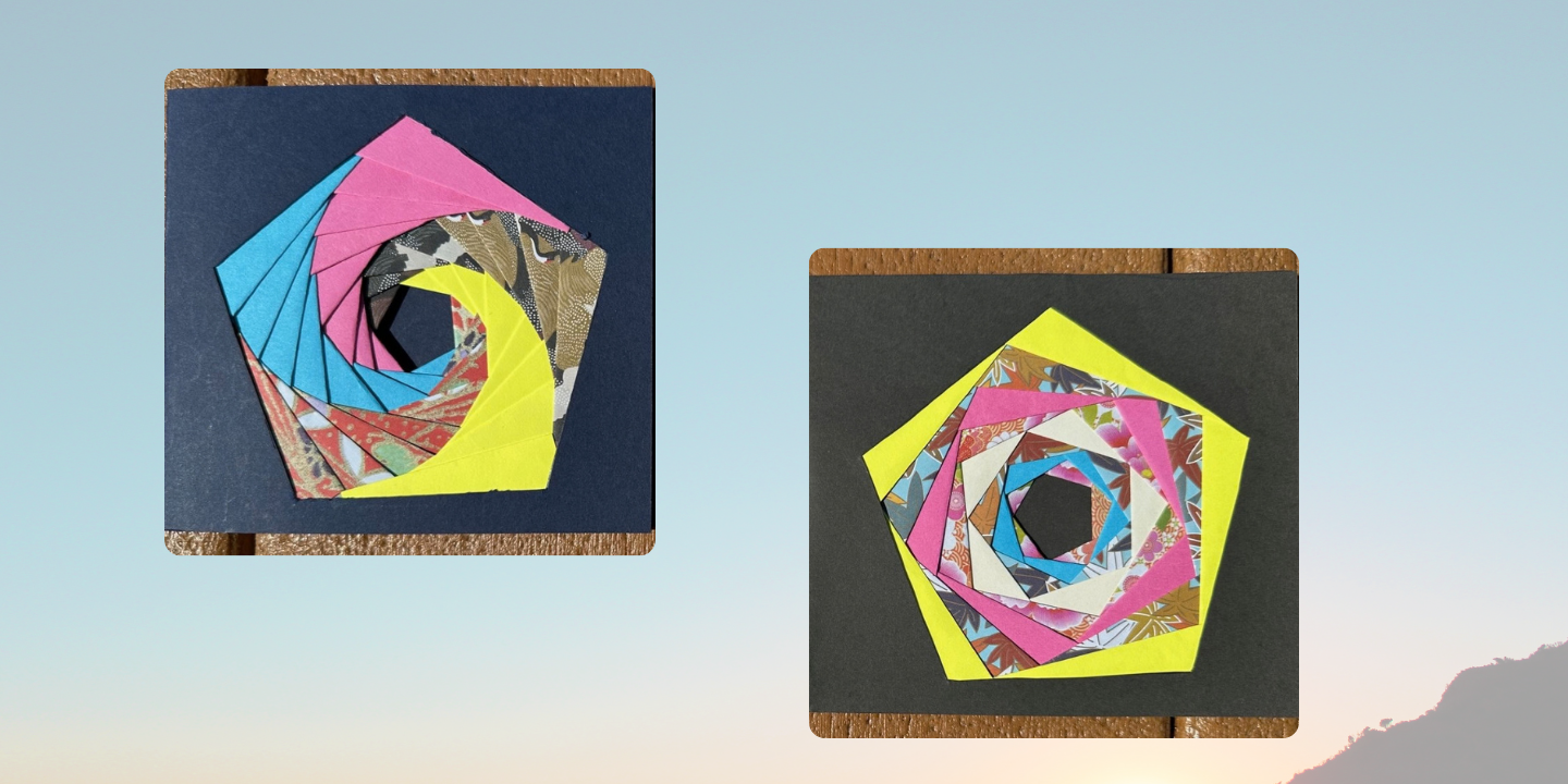 Iris Folding Style Greeting Card at Ortega Branch Library