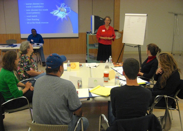 project read tutor teaching a class