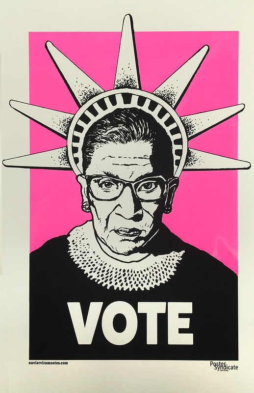 Poster of Judge Ruth Bader Ginsburg