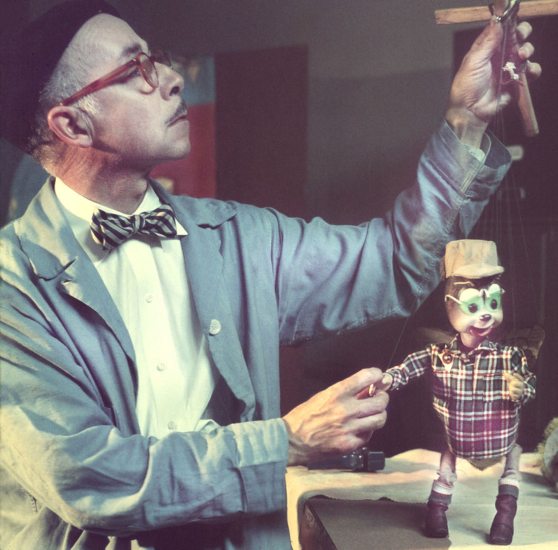 Ralph Chesse with puppet