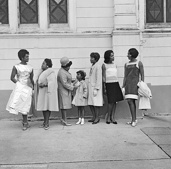 Multiple Women Dressed Attending West Oakland Methodist Church, 1967.