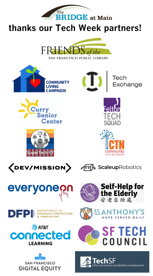 logos of Tech Week partner organizations