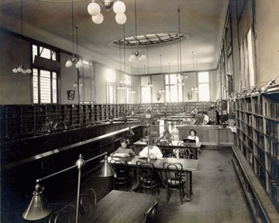 Interior of the Park Branch Library c.1916