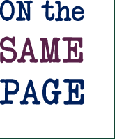 On the Same Page logo