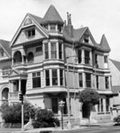 Photograph of house at 1588 Fell Street, 1964