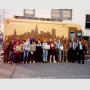 Bookmobile with SFPL Staff after 1989 Earthquake