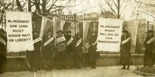 College Women Picketing White House