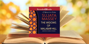 Booked banner for Sujata Massey&#039;s The Widows of Malabar Hill - Mysteries at Milk Memorial (458 x 306 px).png