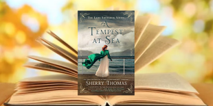 Booked banner for Sherry Thomas&#039; A Tempest at Sea - Mysteries at Milk Memorial (458 x 306 px).png