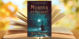 Ritu Mukerji&#039;s Murder by Degrees - Genre Smoosh Booked banner.png