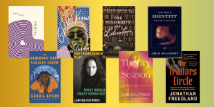 an array of book covers as selected from the Humanities Center Staff Picks list linked below