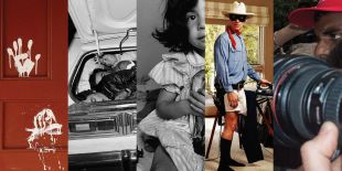 selections of five photographs printed in mother jones