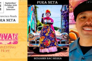 Benjamin Bac Sierra portrait and book cover 