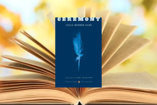 Booked banner for Leslie Marmon Silko&#039;s Ceremony - Somewhere in Time book club (458 x 306 px).png