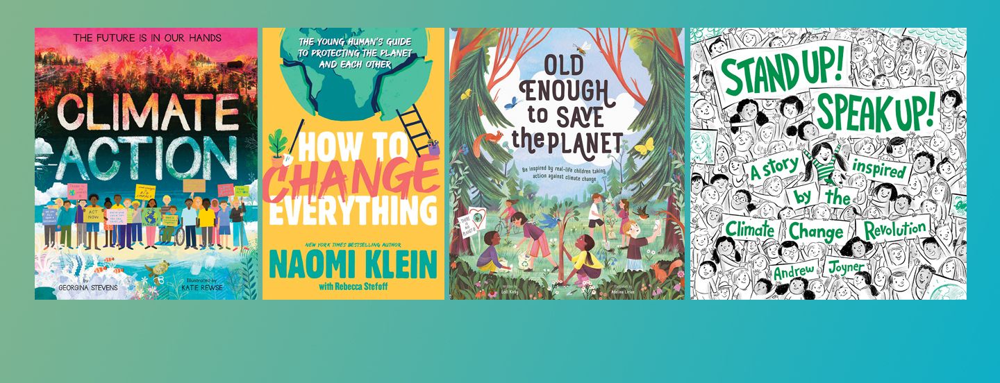 Climate action month 2022 Kids book covers