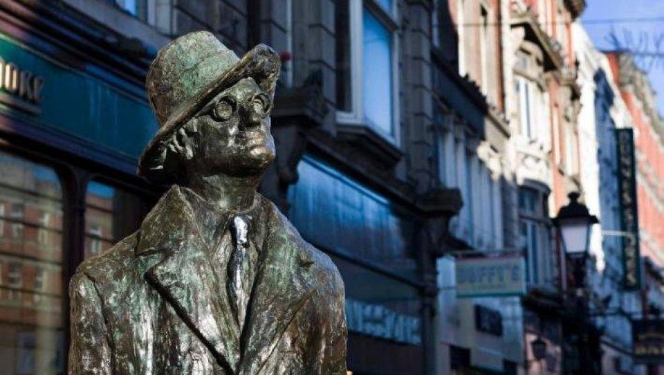 James Joyce statue in San Francisco.