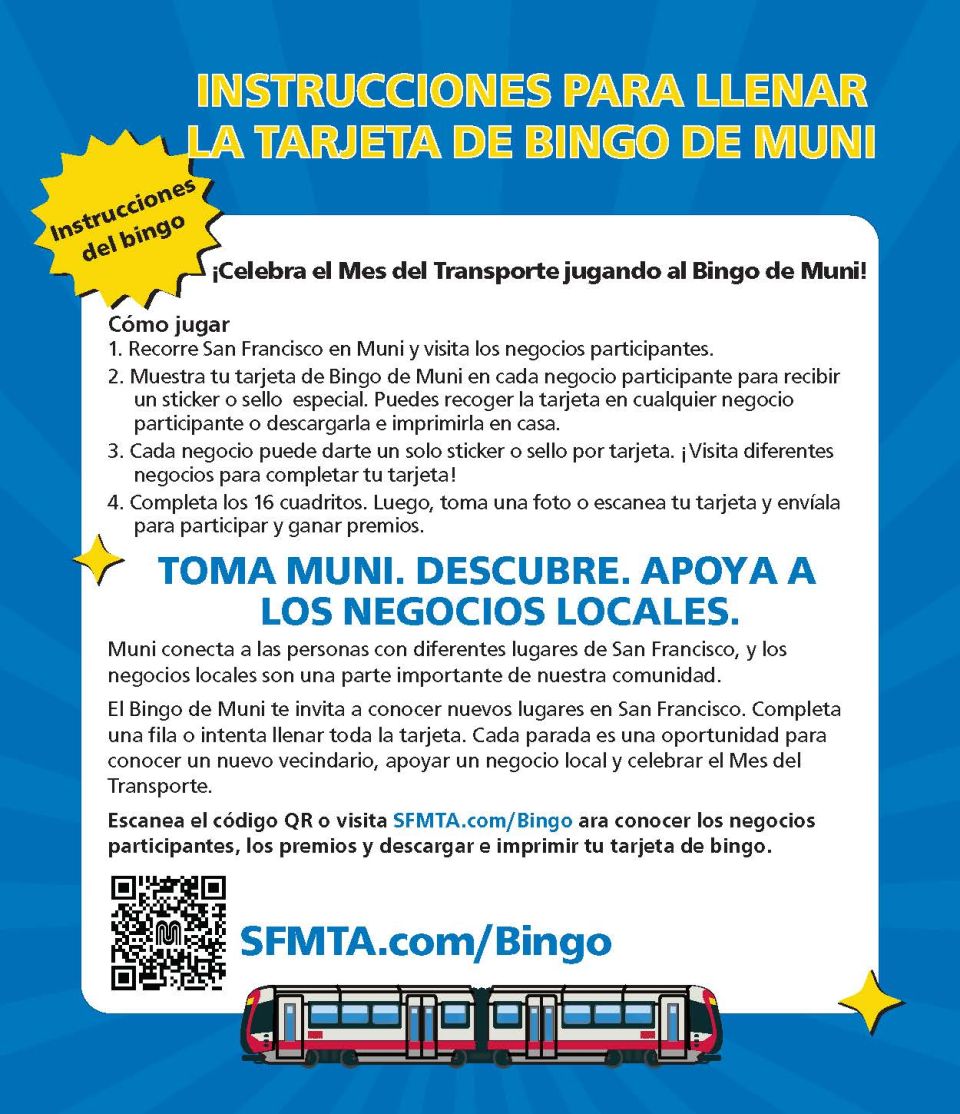 Instructions on how to play Bussin' Bingo