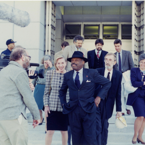 Mayor Willie Brown and Former Chief of Protocol Charlotte Maillaird Shultz
