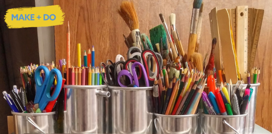 Making and Creating crafts.