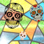 Workshop: Faux Stained Glass Calaveras