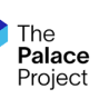 The logo shows a geometric, three‑color symbol forming a stylized letter “P” in orange, red, and blue. To the right, the text reads “The Palace Project,” with “Palace” in bold