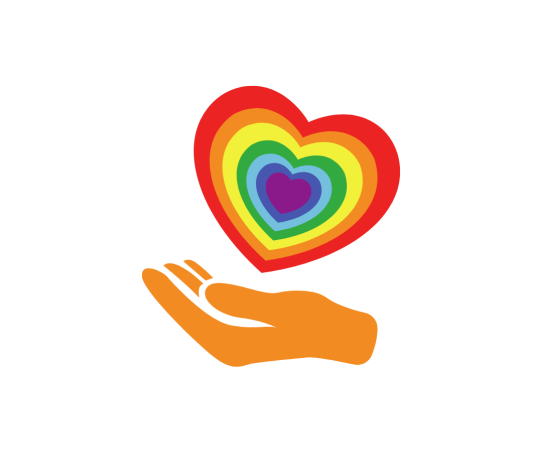 hand and heart logo