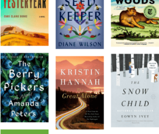 Collage of titles from Beyond Little House booklist